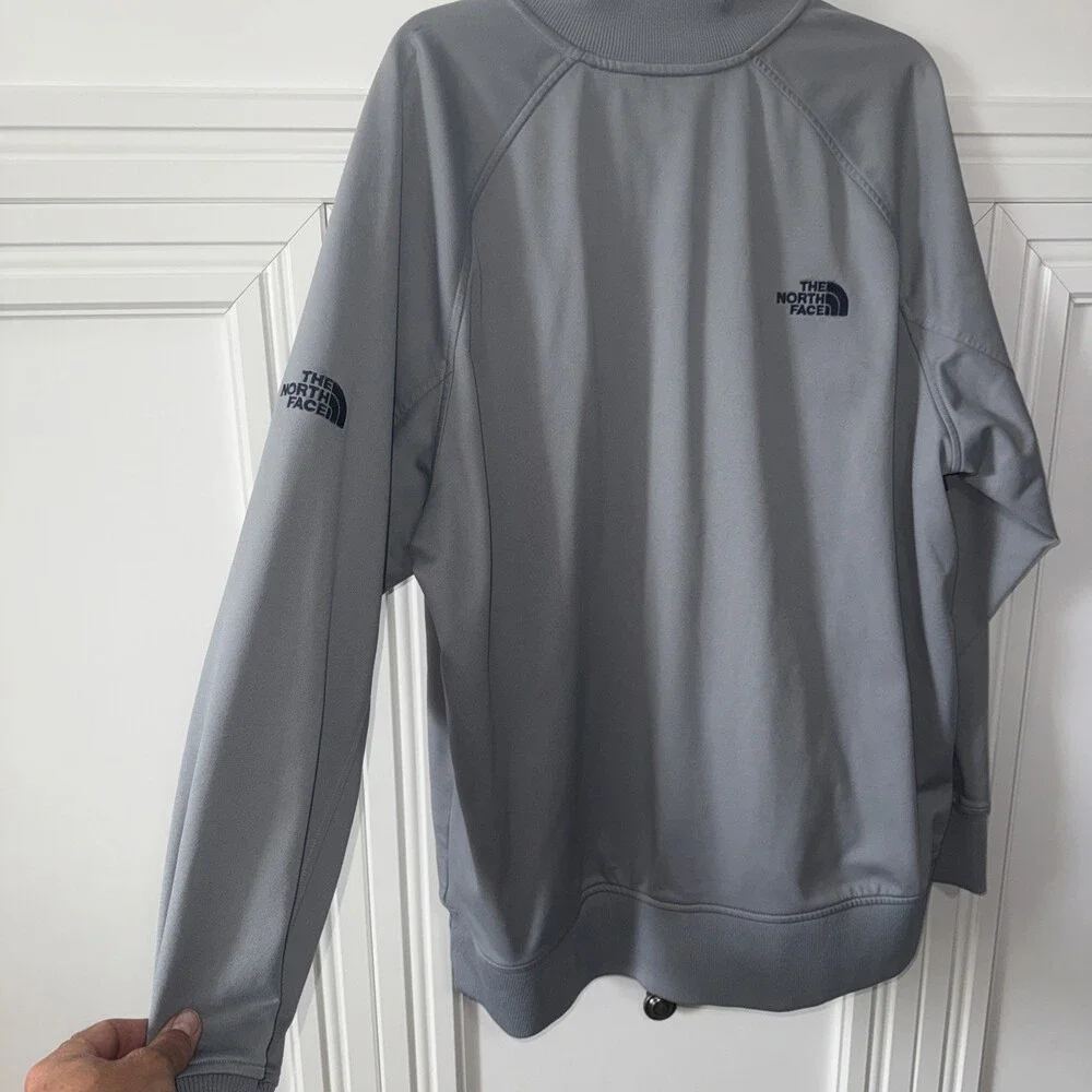 The‎ North Face Jacket Mens XL Blue/Gray Jacket Track Mock Neck Full Zip